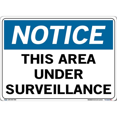 Vestil Vinyl Label Sign, 10-1/2" Height, 14-1/2" Width, Vinyl Label, Rectangle, English SI-N-24-C-LB-011